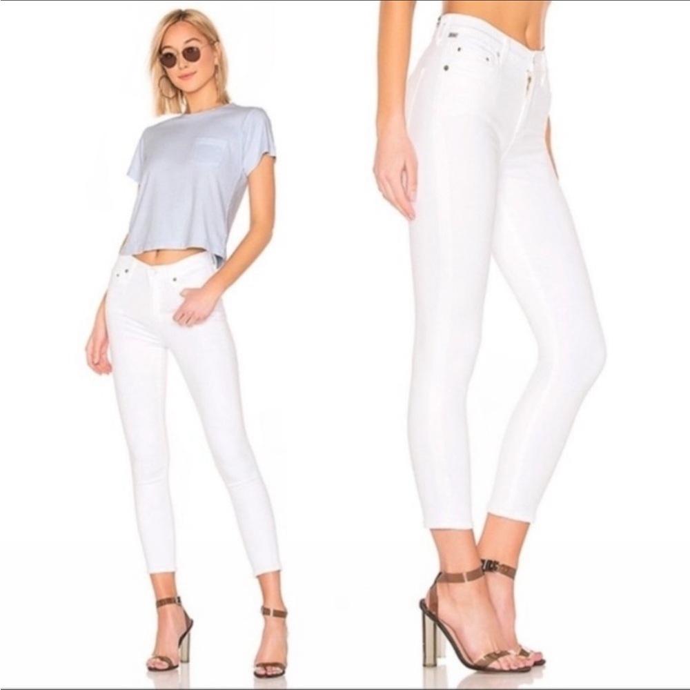 Citizens of Humanity Rocket High Rise Skinny Jeans White